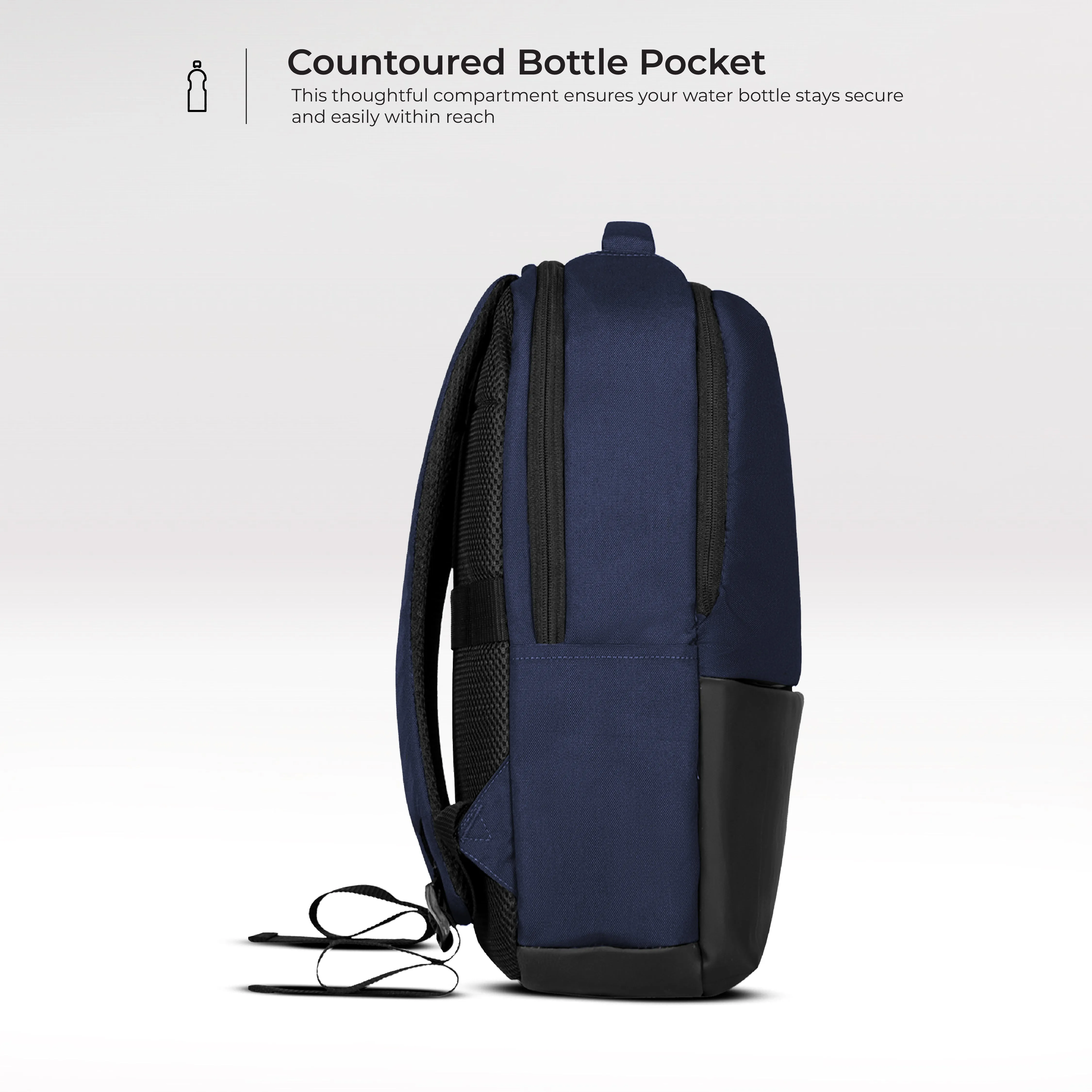 URBAN WOLF Business Casual 30L Dual Compartment Water Resistant Laptop Backpack (BLUE)
