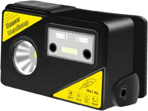 USB Rechargeable Headlamp Motion Sensor for Fishing Camping and Jogging Lightweight Led Headlight for Outdoor Activities