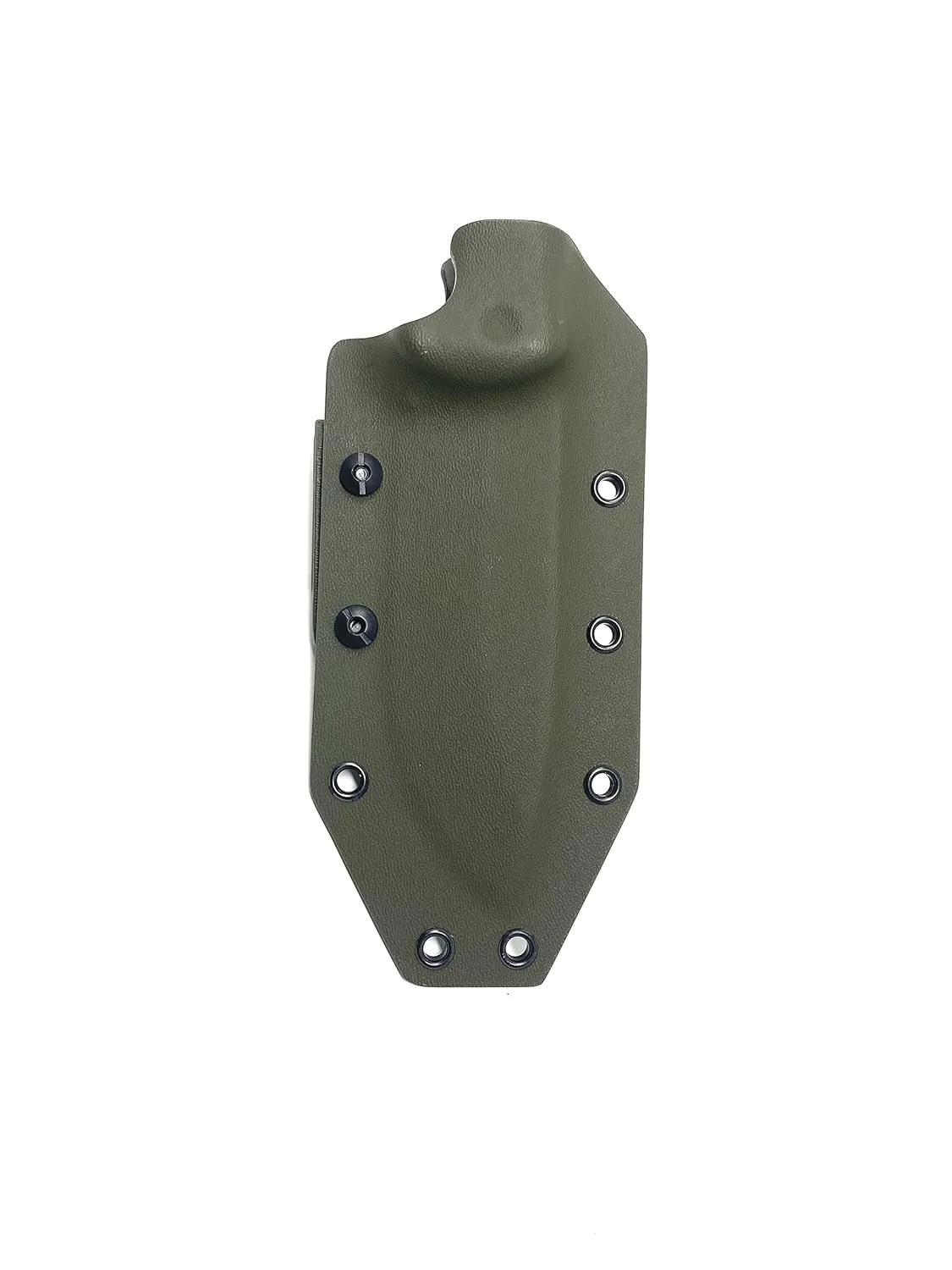 Valhalla Custom Kydex Sheath Ka-bar BK2 OD GREEN Two Piece with Ferro rod holder