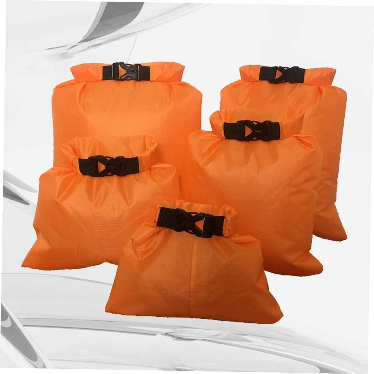 VANZACK Bag Set 5 Pcs Waterproof Dry Storage Pouches 1.5l-6l Ideal for Camping Boating Kayaking