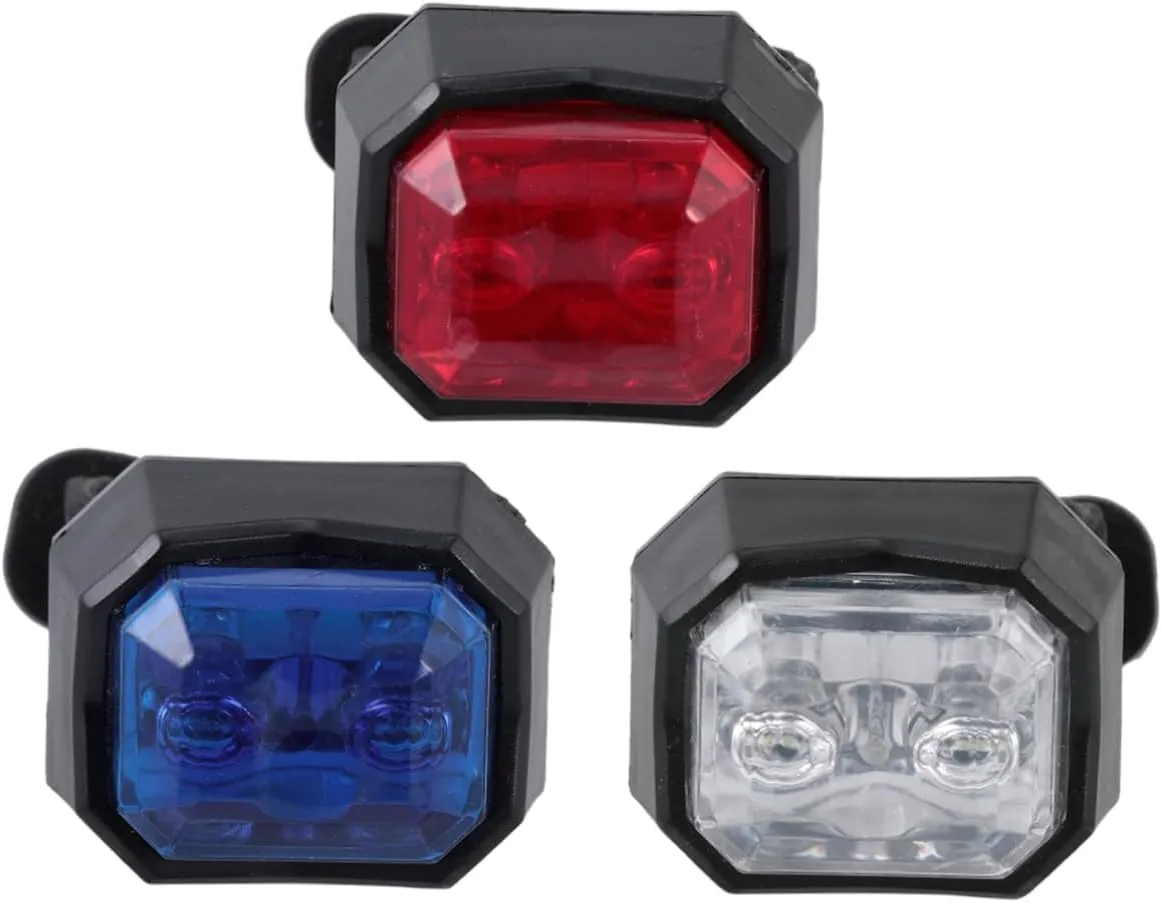 VANZACK Warning Light Riding LED Tail Cycling Mountain Night Bike Headlamp Abs