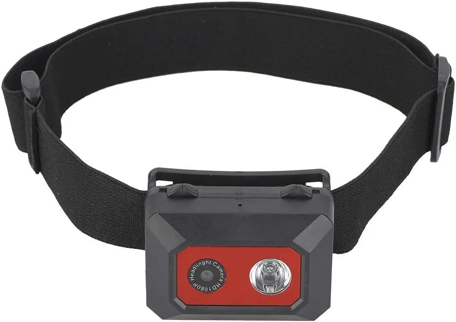 VBestLife F18 Night Vision Head-Mounted 1080P Sports Camera with LED Light for Outdoor Sports Traveling