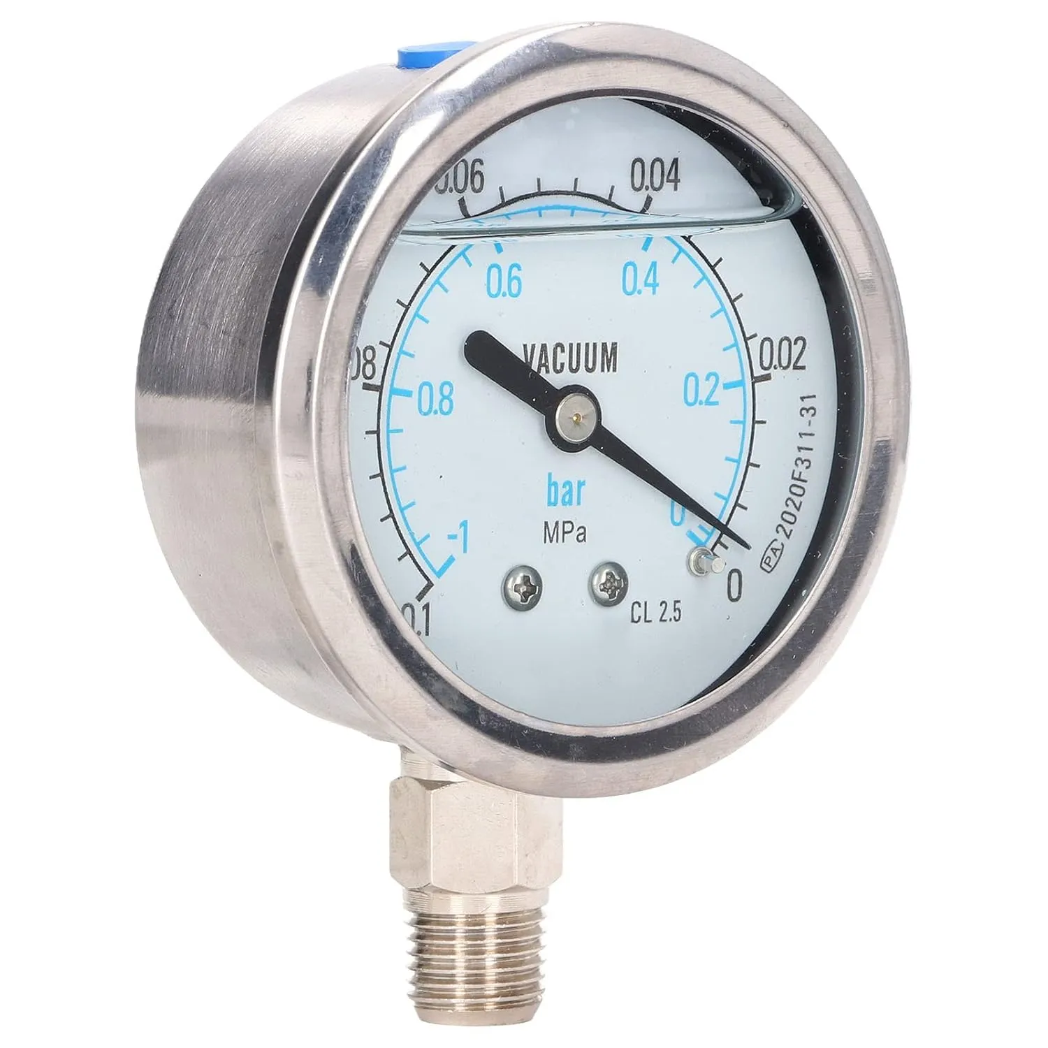 Versatile 0-1Mpa Stainl Steel Pressure with Sc for, Aulic, Oil Applications (-0.1~0Mpa)
