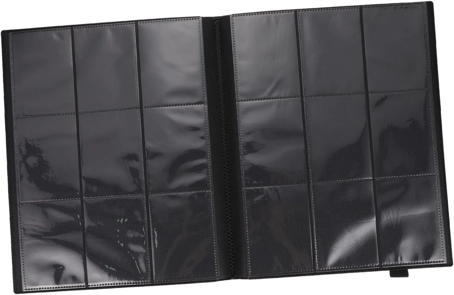 VICASKY Gaming Card Holder Album Compact Collector Storage Book for Trading Cards Design for Travel Organization Black