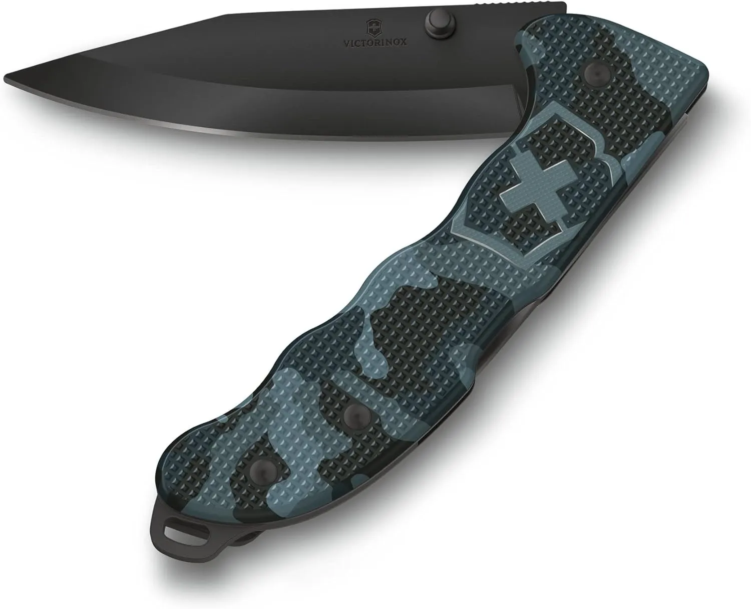 Victorinox Evoke Swiss Army Knife, Featuring a Foldable Blade with Thumb Stud and Lockback Mechanism