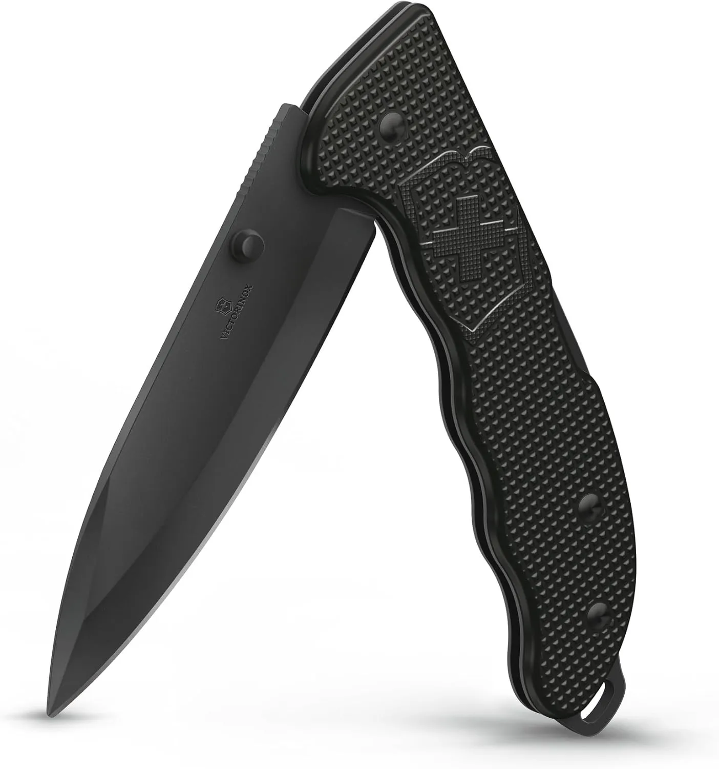 Victorinox Evoke Swiss Army Knife, Featuring a Foldable Blade with Thumb Stud and Lockback Mechanism