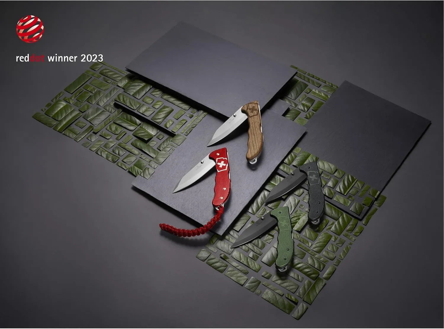 Victorinox Evoke Swiss Army Knife, Featuring a Foldable Blade with Thumb Stud and Lockback Mechanism