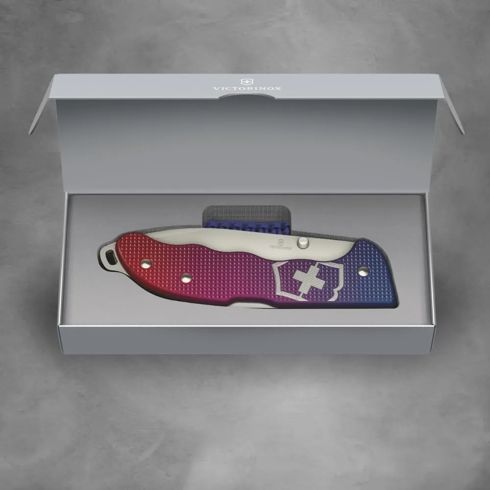 Victorinox Evoke Swiss Army Knife, Featuring a Foldable Blade with Thumb Stud and Lockback Mechanism