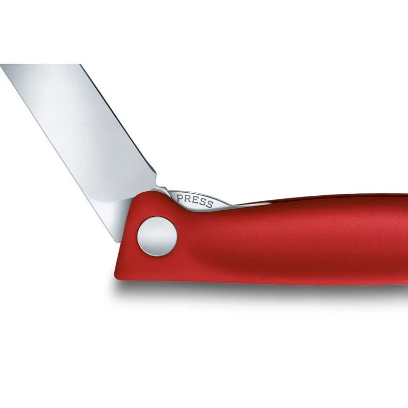 Victorinox Swiss Classic Foldable Plain Edge Paring Knife Red 11cm V6.7801.FB