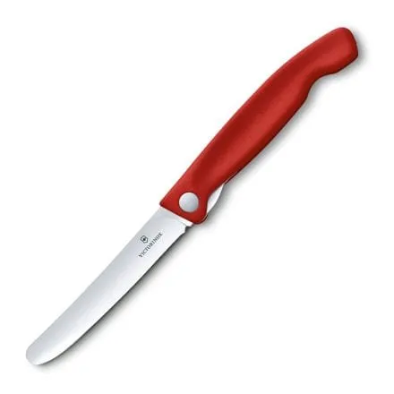 Victorinox Swiss Classic Foldable Plain Edge Paring Knife Red 11cm V6.7801.FB