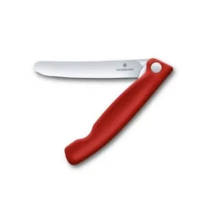 Victorinox Swiss Classic Foldable Plain Edge Paring Knife Red 11cm V6.7801.FB