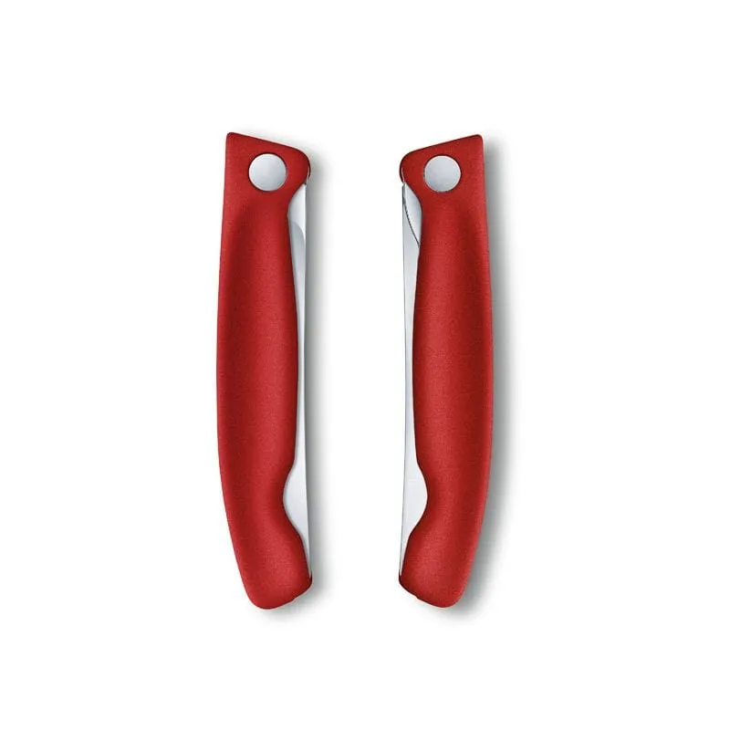 Victorinox Swiss Classic Foldable Plain Edge Paring Knife Red 11cm V6.7801.FB