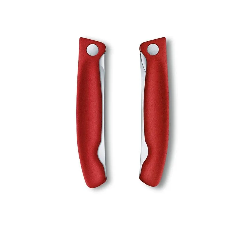 Victorinox Swiss Classic Foldable Serrated Paring Knife Red 11cm Blister V6.7831.FB
