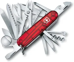 Victorinox SwissChamp Swiss Army Knife, 33 Function Swiss Made Pocket Knife with Large Blade, Screwdriver, Chisel and Combination Pliers