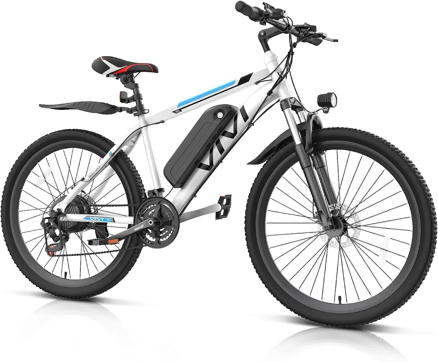 Vivi Electric Bike for Adults, Peak 780W Ebike 26" Electric Mountain Bike, 22MPH Adult Electric Bicycles Commuter Ebike with 48V Battery, Up to 50 Miles, Cruise Control, 21 Speed, UL 2849 Certified