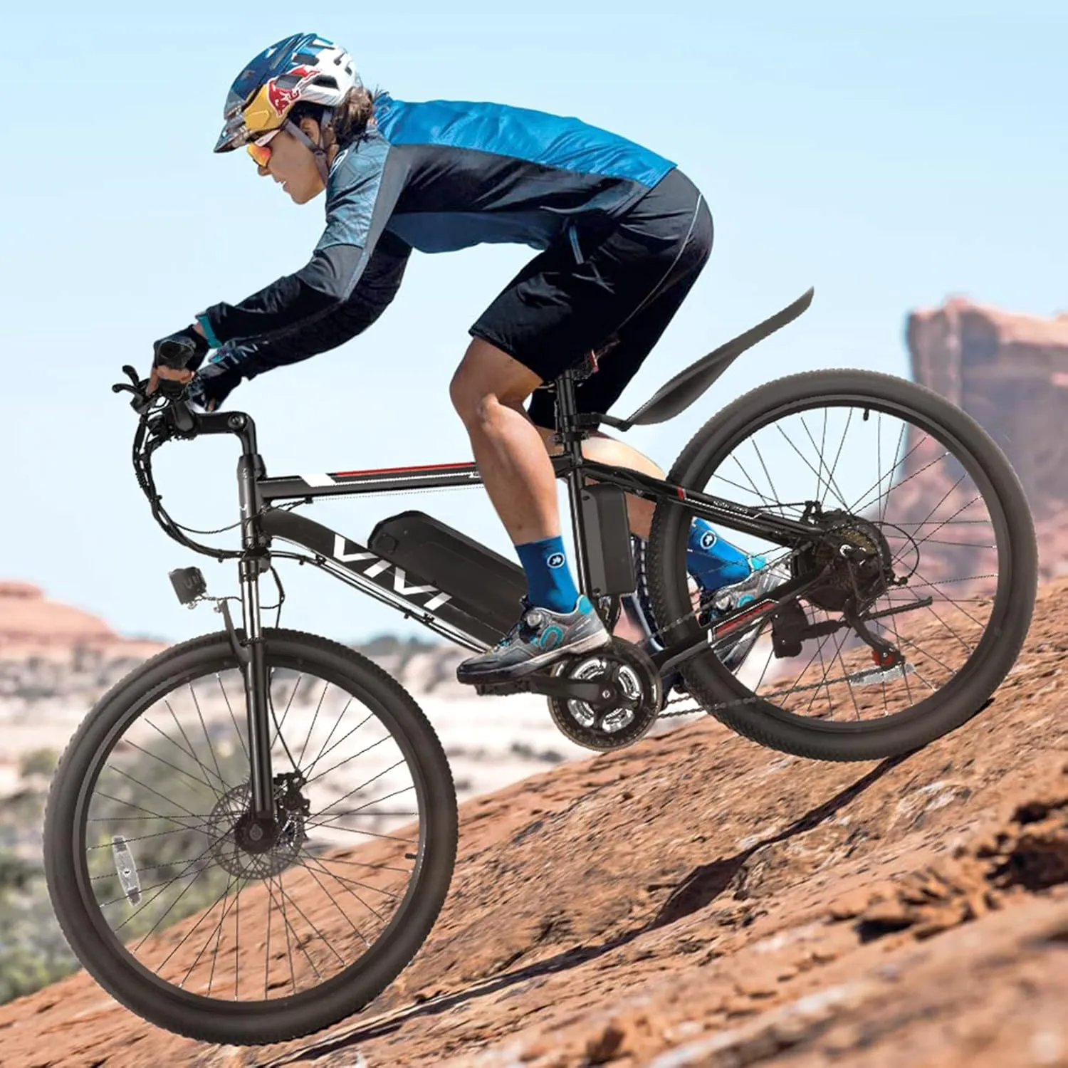 Vivi Electric Bike for Adults, Peak 780W Ebike 26" Electric Mountain Bike, 22MPH Adult Electric Bicycles Commuter Ebike with 48V Battery, Up to 50 Miles, Cruise Control, 21 Speed, UL 2849 Certified