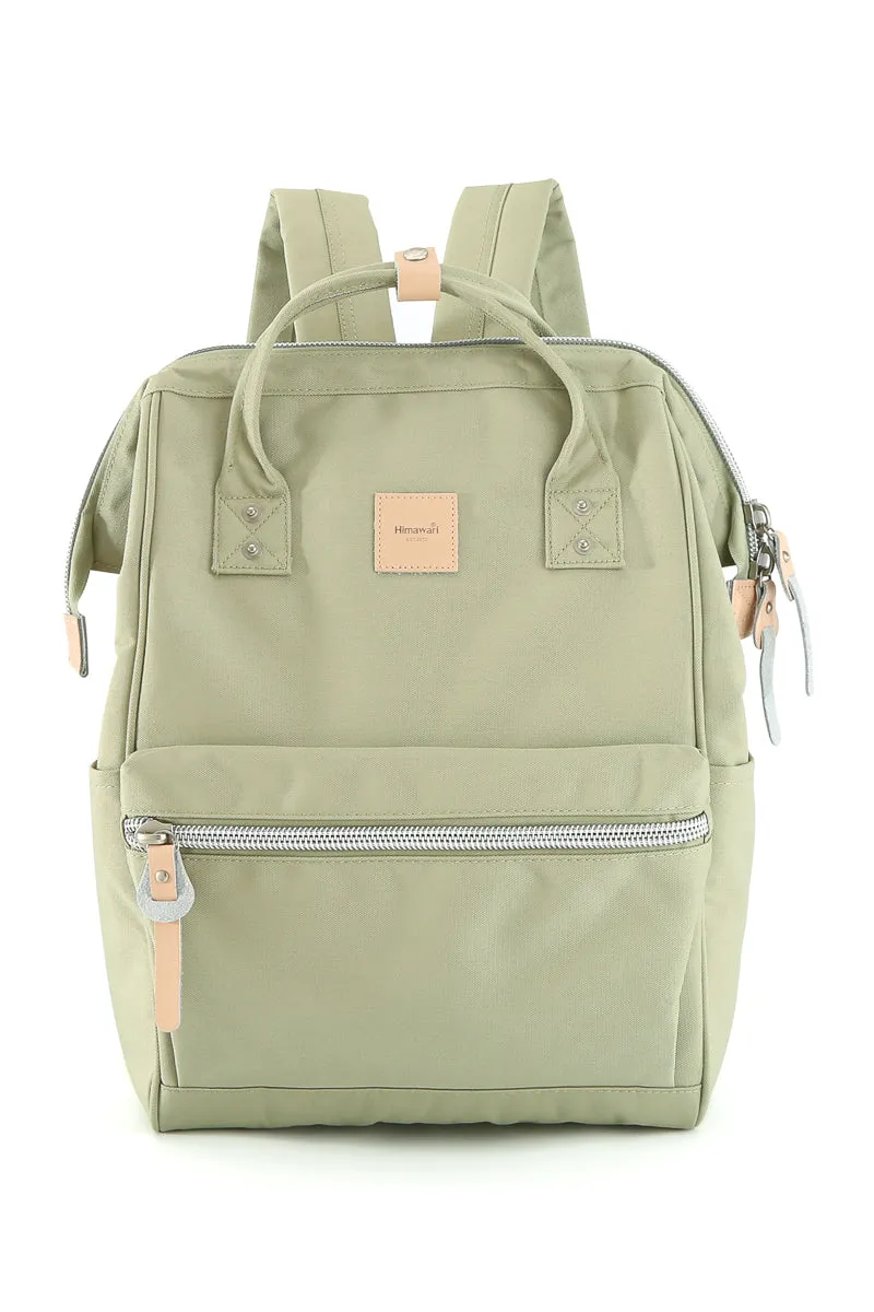 WATER RESISTANT LAPTOP BACKPACK - LIGHT GREEN