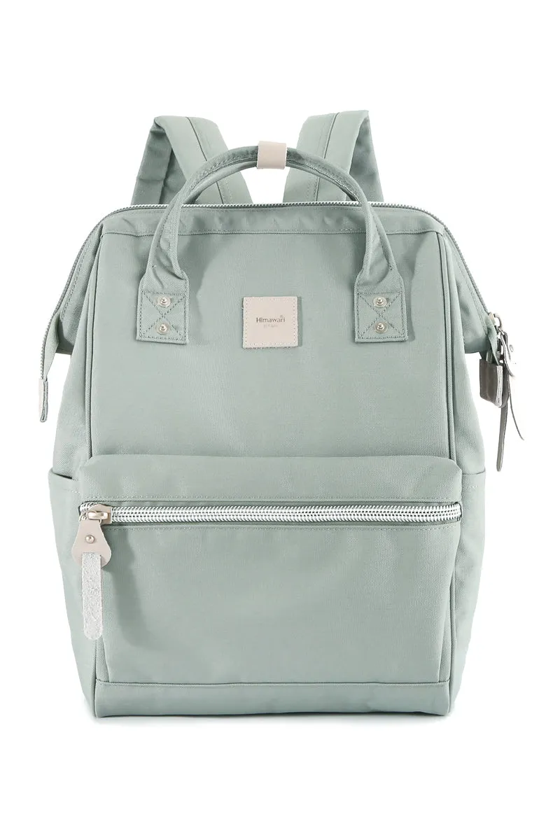 WATER RESISTANT LAPTOP BACKPACK - LIGHT GREEN