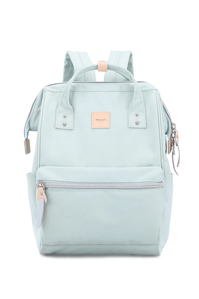 WATER RESISTANT LAPTOP BACKPACK - LIGHT GREEN
