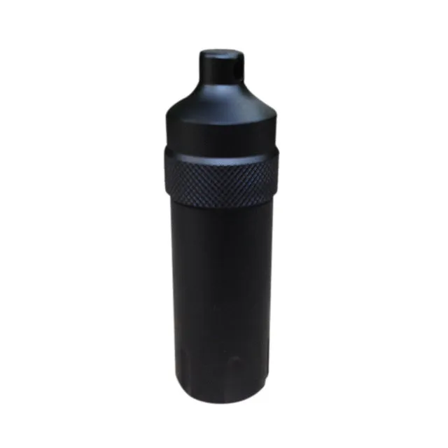 Waterproof Emergencys Safety Survival Pill Bottle Aluminium Camping EDC Tank Box for Cigarettes
