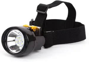 Waterproof Explosion-Proof Mining Headlamp - Rechargeable Underground LED Headlamp with 1 6 LED Light Source for Hard Hat (Yellow)