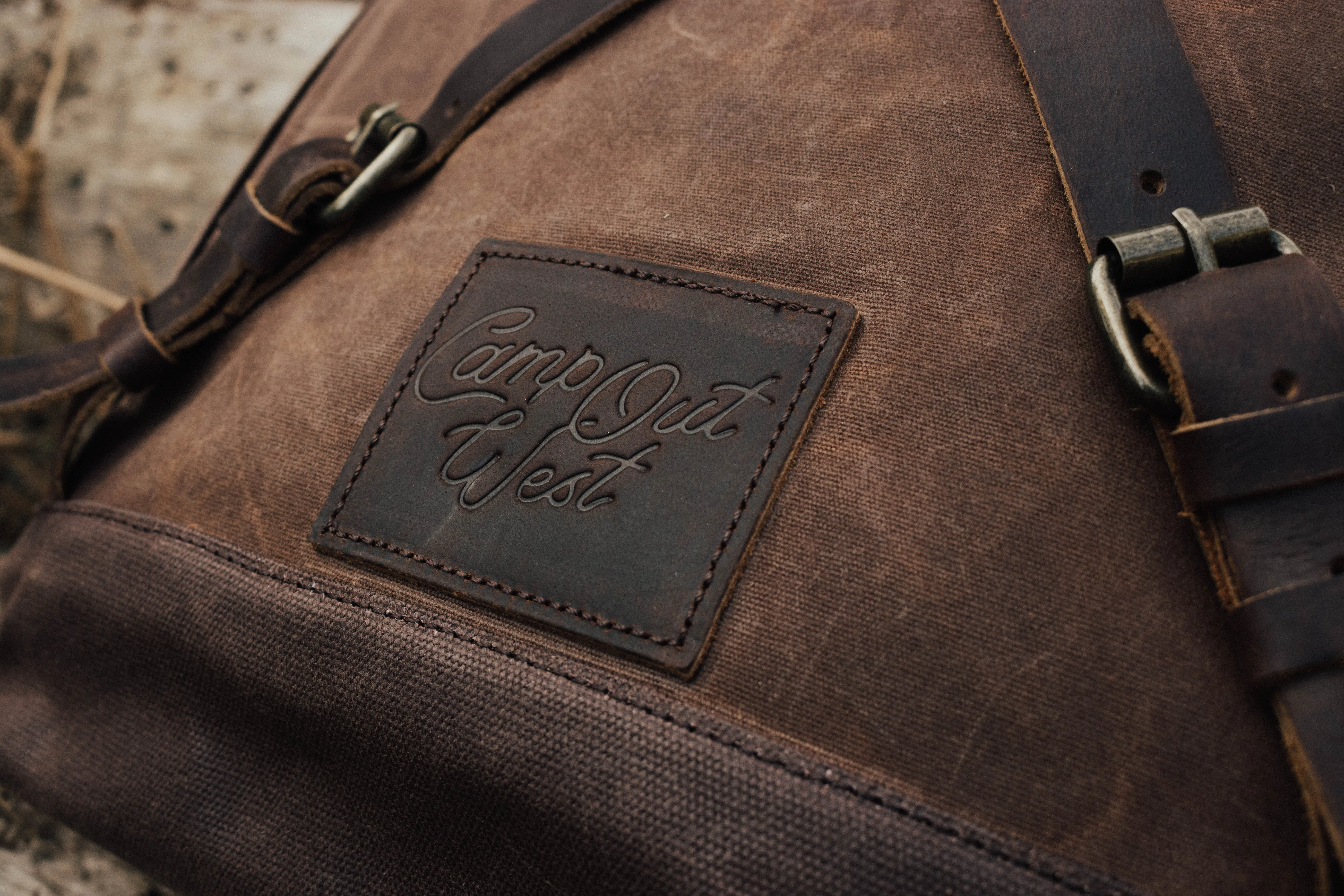 Waxed Canvas Backpack | Camp Out West Adventure Bag