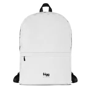 WHITE - WATER-RESISTANT BACKPACK WITH LAPTOP POCKET