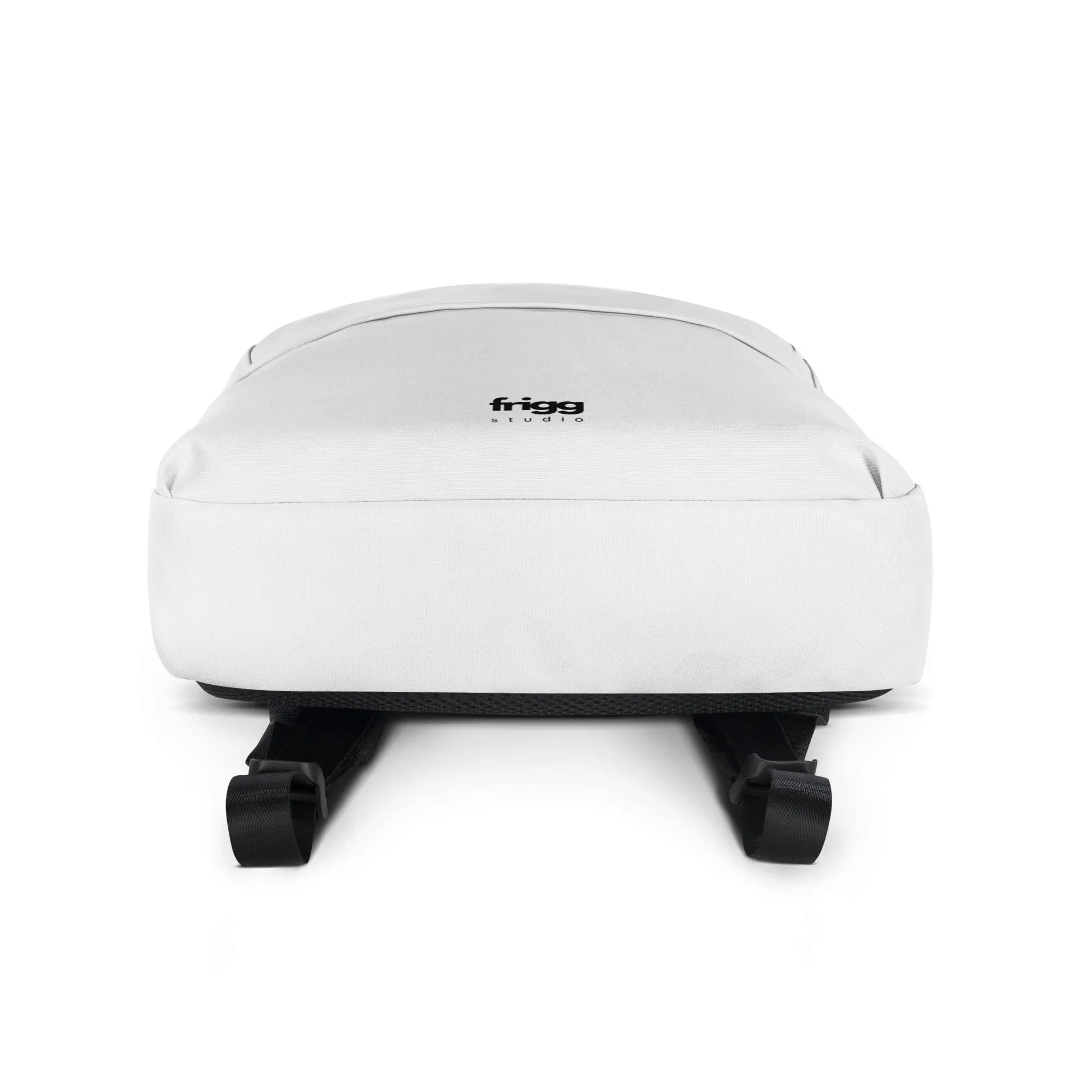 WHITE - WATER-RESISTANT BACKPACK WITH LAPTOP POCKET