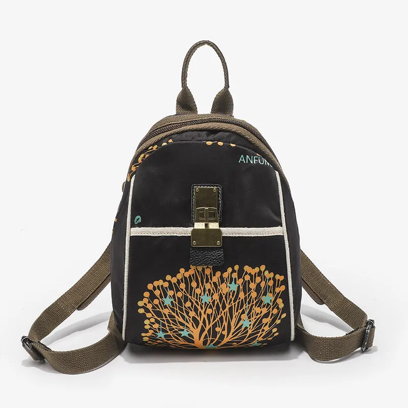 Wholesale Oxford Cloth Lightweight Small Backpack JDC-BP-LanGongzhu002