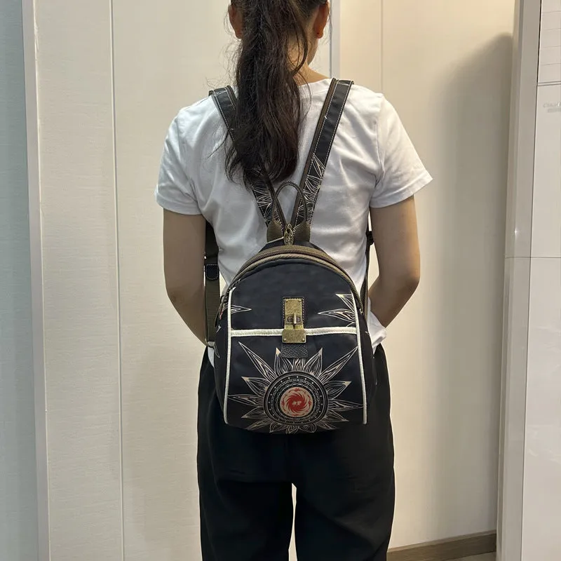 Wholesale Oxford Cloth Lightweight Small Backpack JDC-BP-LanGongzhu002