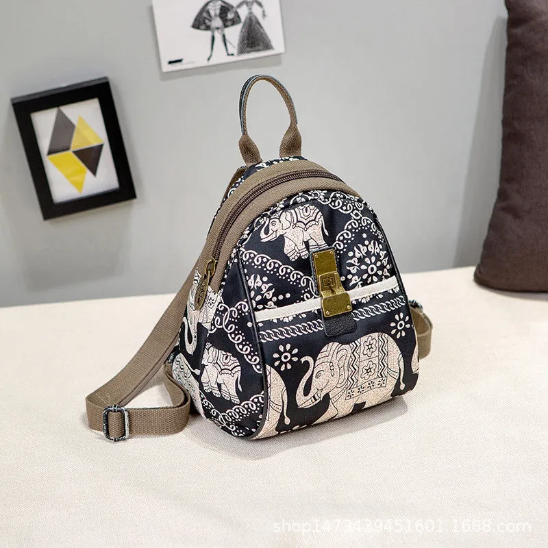 Wholesale Oxford Cloth Lightweight Small Backpack JDC-BP-LanGongzhu002