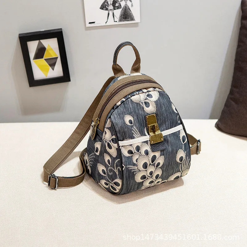Wholesale Oxford Cloth Lightweight Small Backpack JDC-BP-LanGongzhu002