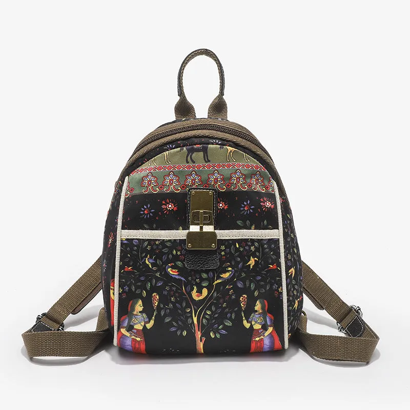 Wholesale Oxford Cloth Lightweight Small Backpack JDC-BP-LanGongzhu002