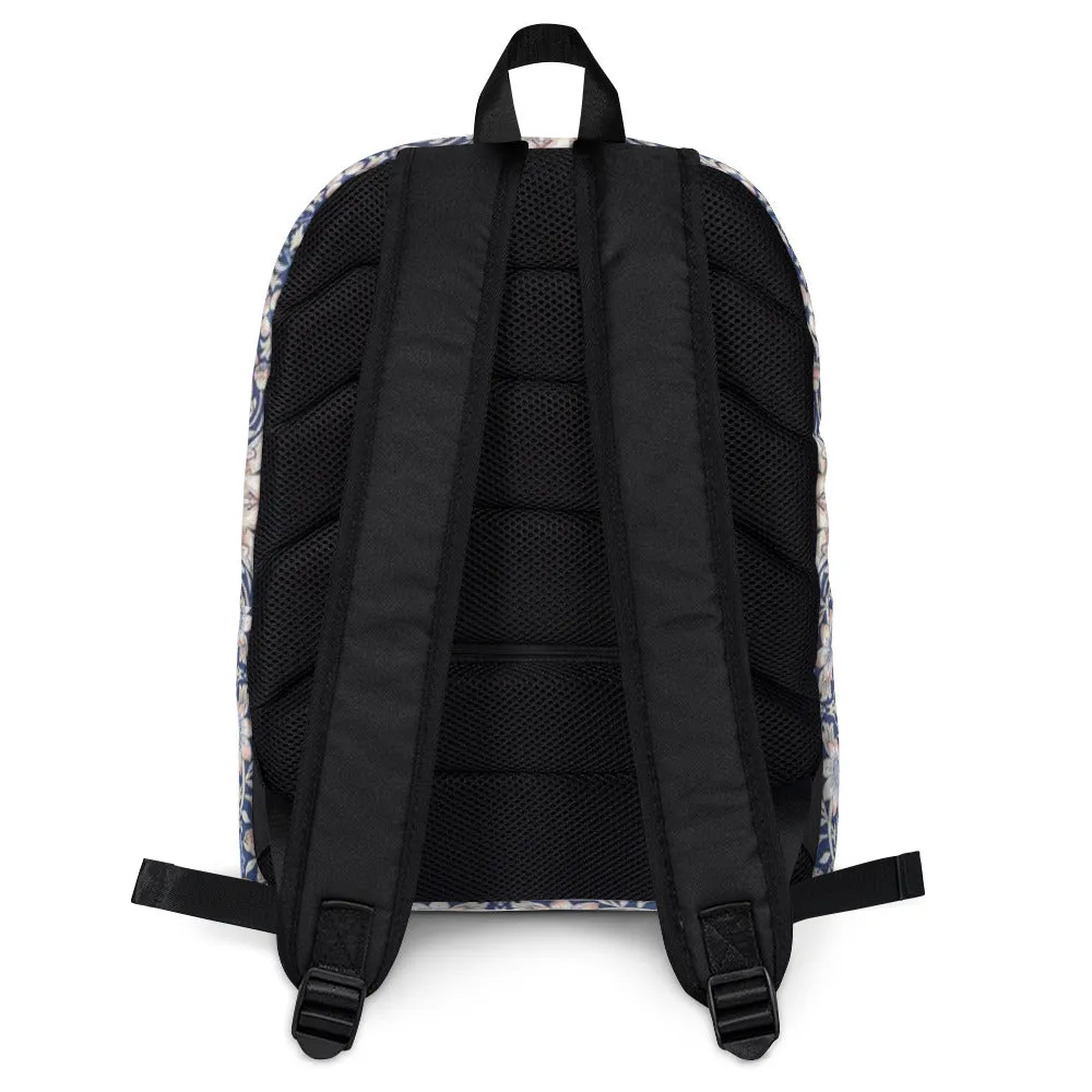 William Morris print backpack