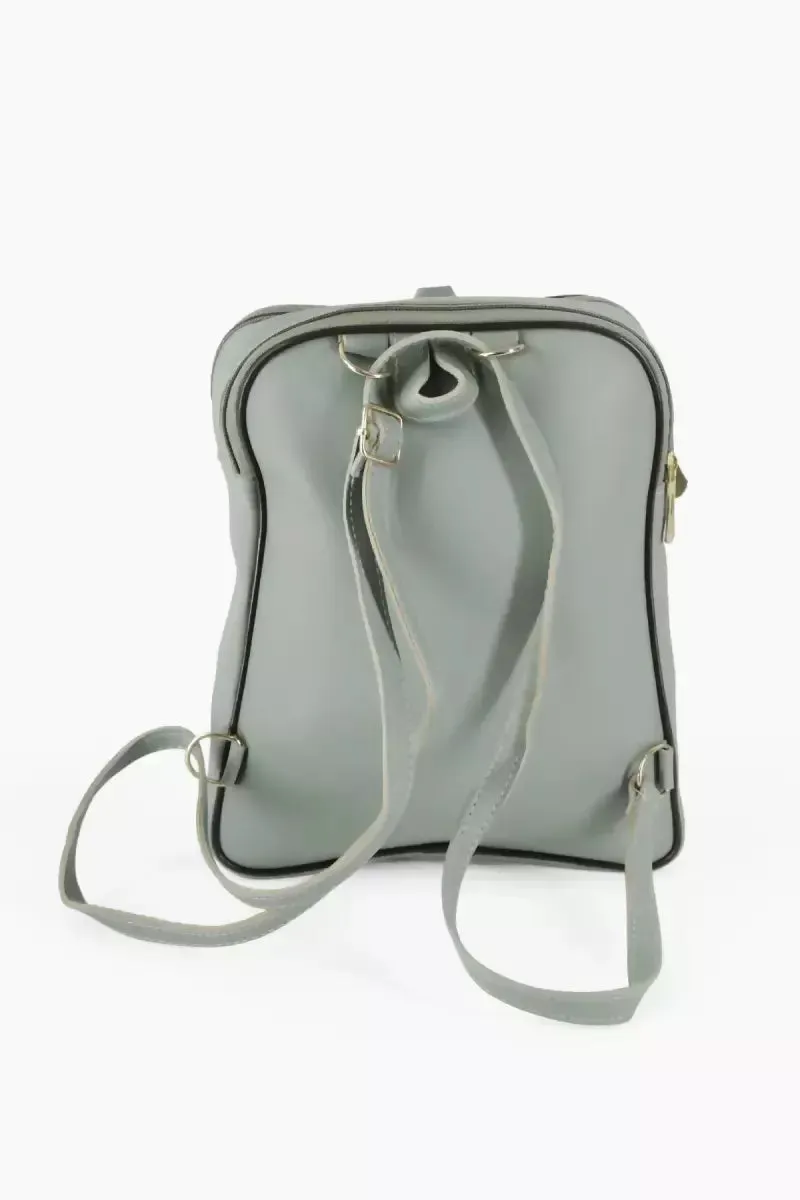 Women's Fashion Cute Small Backpack with tassels - Green