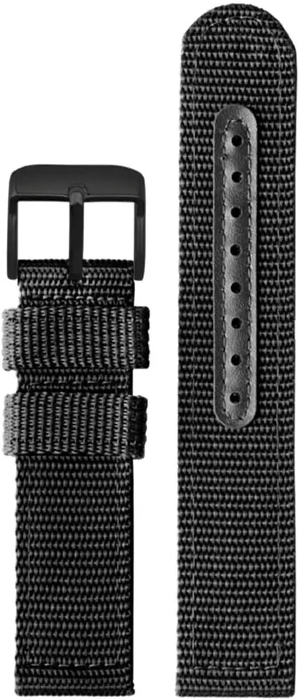 Woven Nylon Watch Strap Suitable for 5 Military SNK789, Canvas Watch Strap, Water Resistant Bracelet for 18mm 20mm 22mm 24mm Men and Women