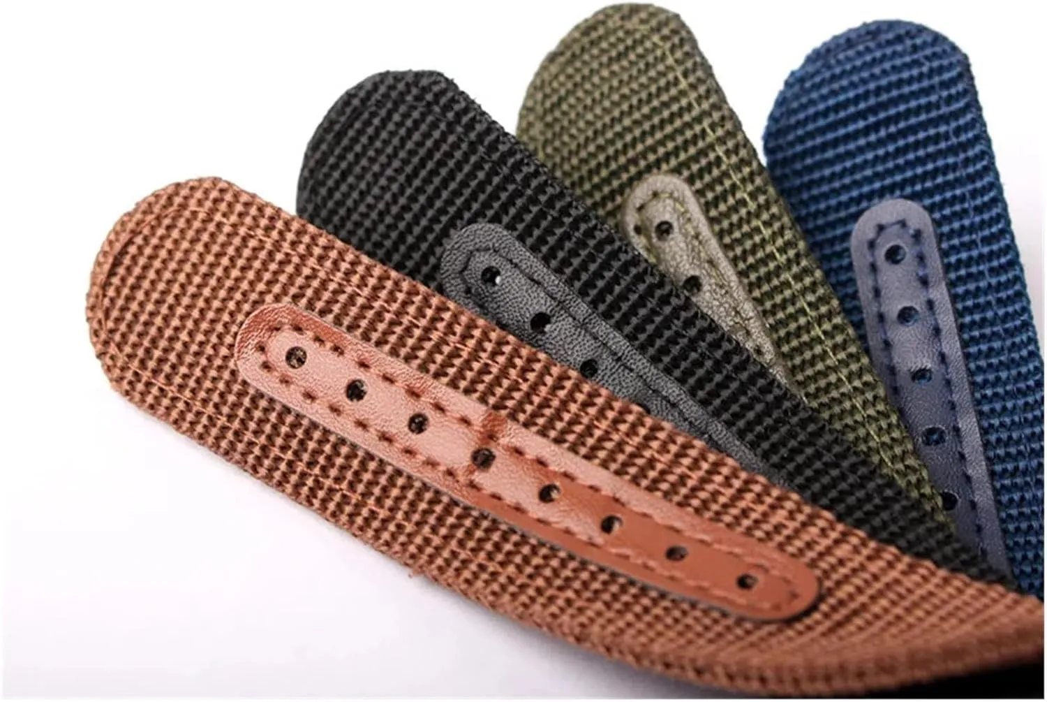 Woven Nylon Watch Strap Suitable for 5 Military SNK789, Canvas Watch Strap, Water Resistant Bracelet for 18mm 20mm 22mm 24mm Men and Women