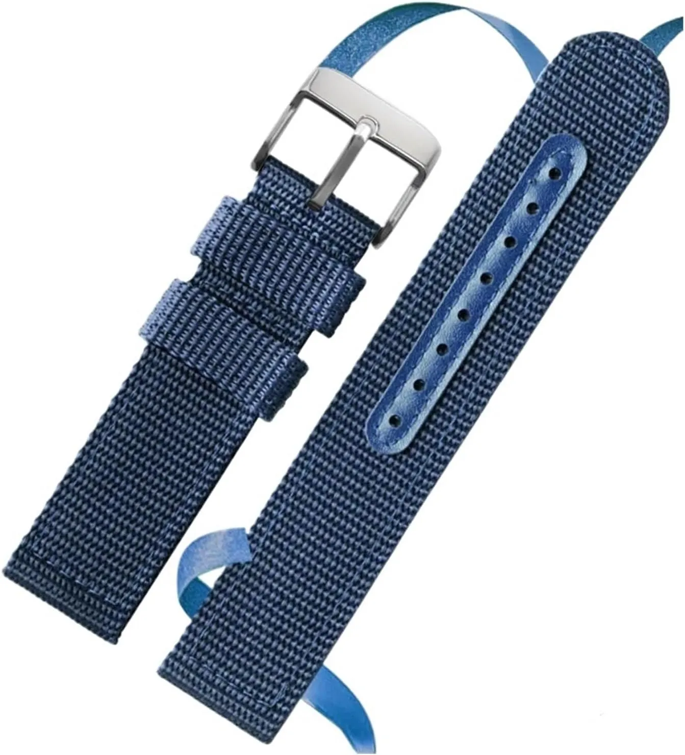 Woven Nylon Watch Strap Suitable for 5 Military SNK789, Canvas Watch Strap, Water Resistant Bracelet for 18mm 20mm 22mm 24mm Men and Women