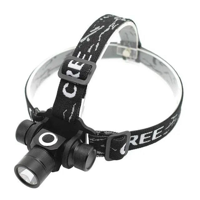 XM-L L2 LED Headlamp 2 Modes Detachable Headlight Mini Flashlight Camping Hunting Running Head Lamp Torch Light by 18650 Battery