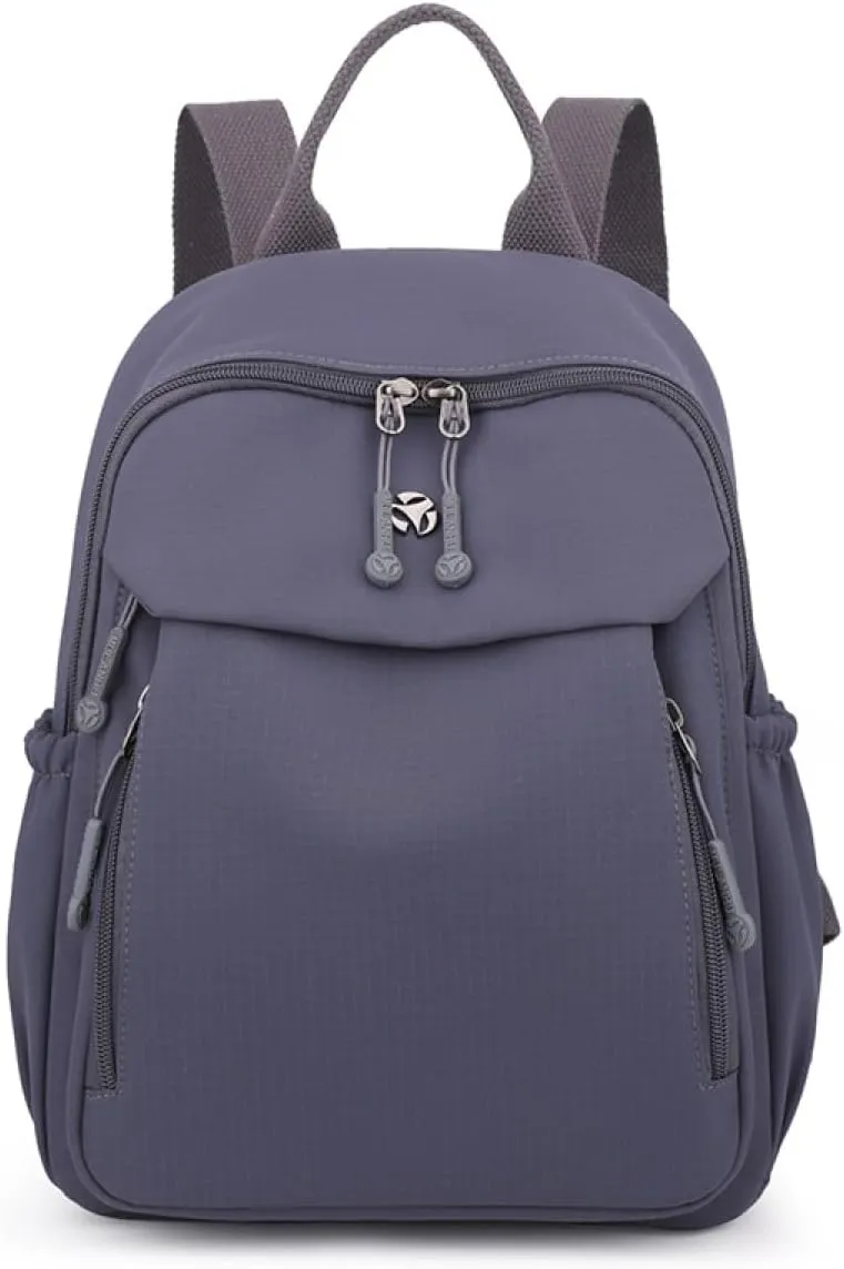 YANAER Mini Backpack for Women Small Backpack Lightweight Purse Cute Stylish College Bookbag Casual Daypack Work Travel PartyGreyPurple