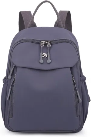 YANAER Mini Backpack for Women Small Backpack Lightweight Purse Cute Stylish College Bookbag Casual Daypack Work Travel PartyGreyPurple