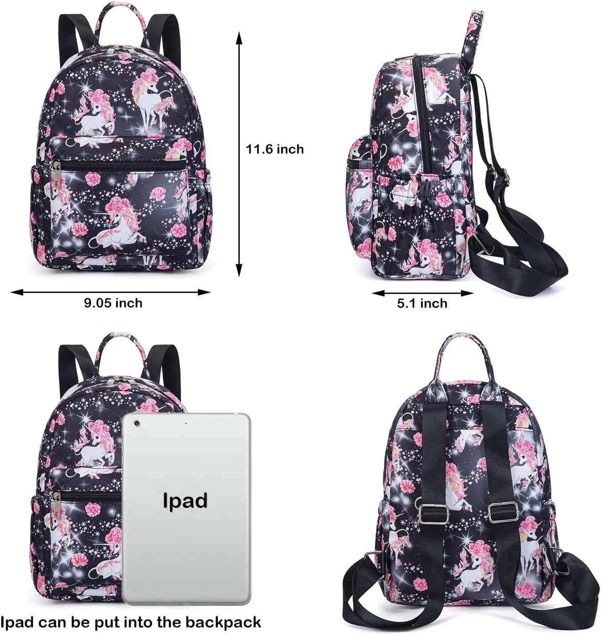 YiXiamo Mini Backpack Girls Water Resistant Small Backpack Purse Shoulder Bag for Womens Adult School Travel