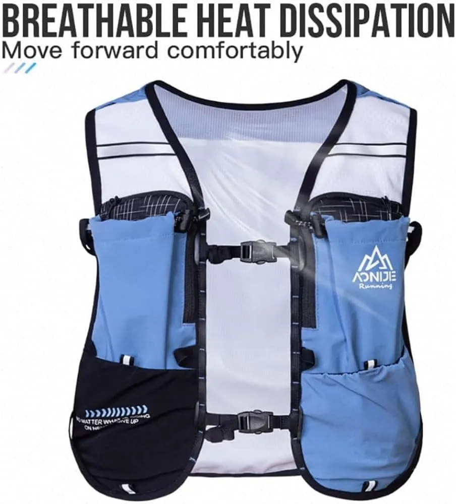 YOUGLE Hydration Vest Pack 5L Lightweight Running Backpack for Hiking Trail Running Race Marathon
