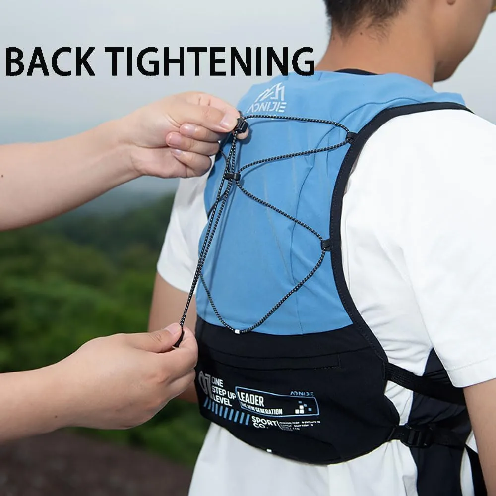 YOUGLE Hydration Vest Pack 5L Lightweight Running Backpack for Hiking Trail Running Race Marathon