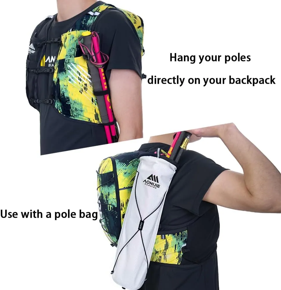 YOUGLE Running Hydration Vest, Lightweight 10L Men Hydration Backpack for Trail Running Marathon Race