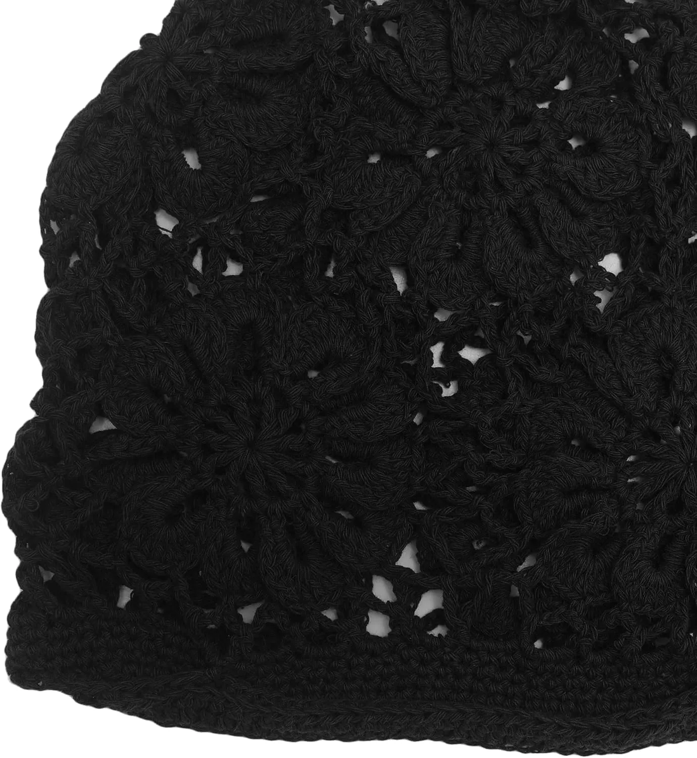 ZLYC Women Cotton Crochet Slouchy Beanie Hat Handmade Knit Summer Skull Cap